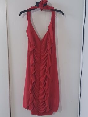 torrid Red Ruffle Detail Dress